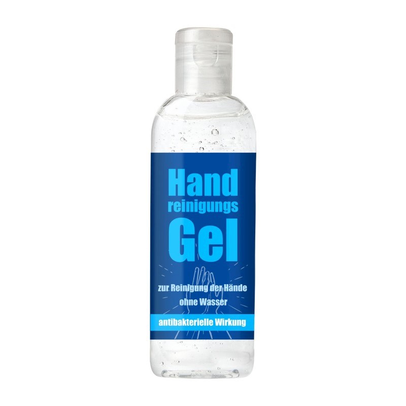 Bild 100 ml Handreinigungsgel mit 70 % Ethanol für die hygienische Reinigung ohne Wasser, antibakterielle Wirkung